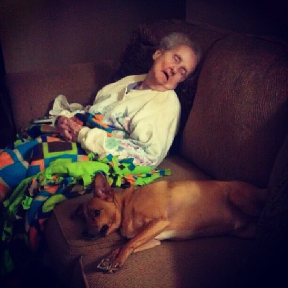 Sleepy grandma
