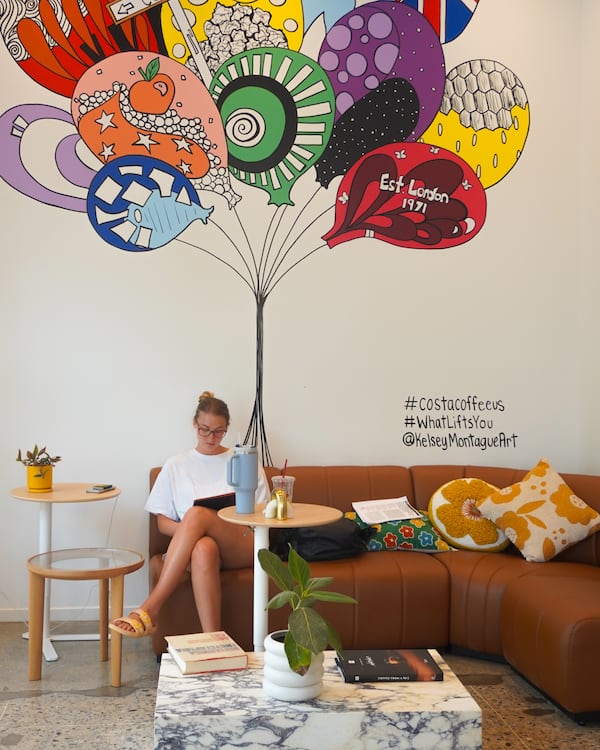 Inside the Costa Coffee at Town Brookhaven. (Courtesy of Amanda Shively/Costa Coffee)