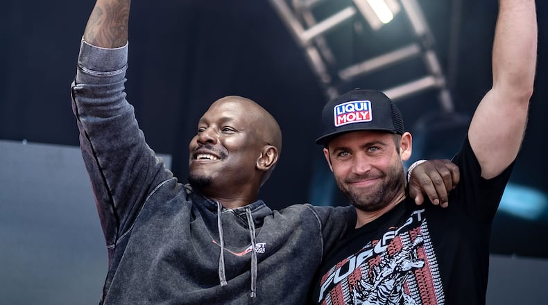 Tyrese Gibson and Cody Walker will be at FuelFest Oct. 19, 2024 at Atlanta Motor Speedway in Hampton. CONTRIBUTED