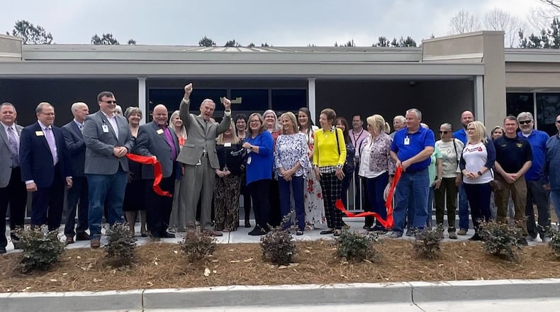 For $1.5 million, a larger building has been repurposed to house the new headquarters for Cherokee County Elections and Voter Registration, 193 Lamar Haley Parkway, Canton. To meet the requirements of a new state law, the building allows for increased viewing areas, more parking and better storage. (Courtesy of Cherokee County)