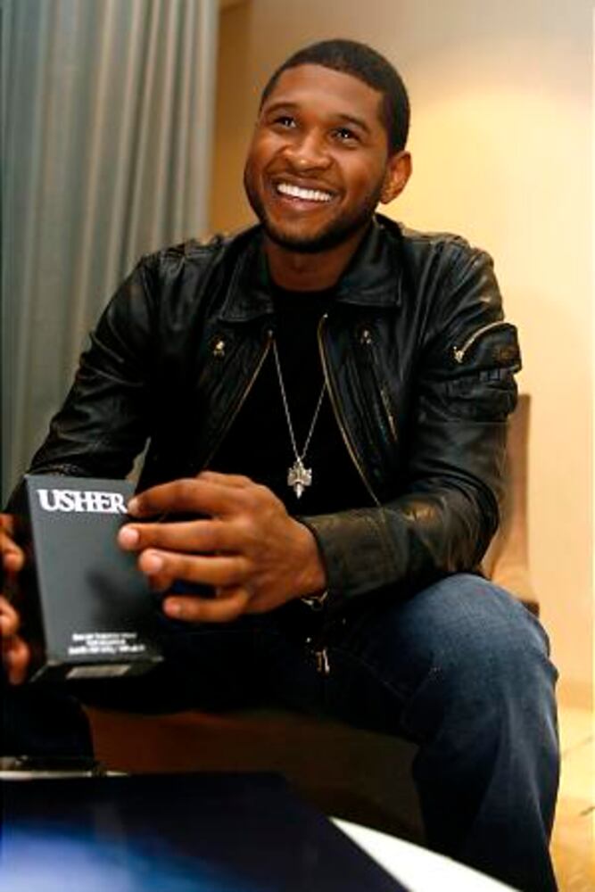 Usher unveils new fragances at Macy's Lenox Square