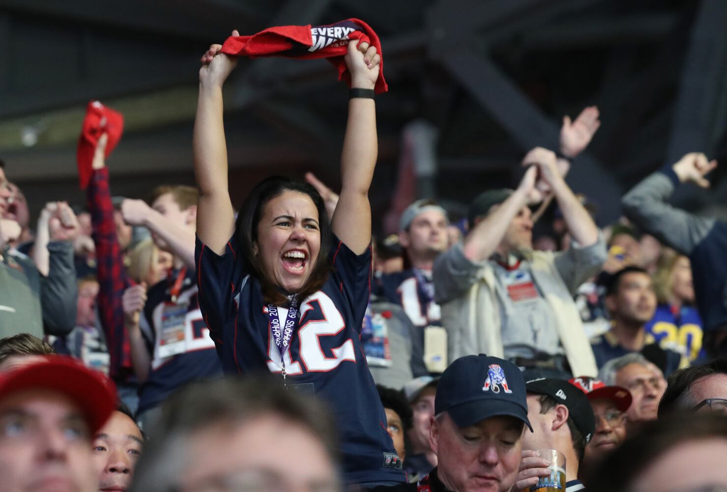 Photos: Patriots celebrate, Rams commiserate at Super Bowl