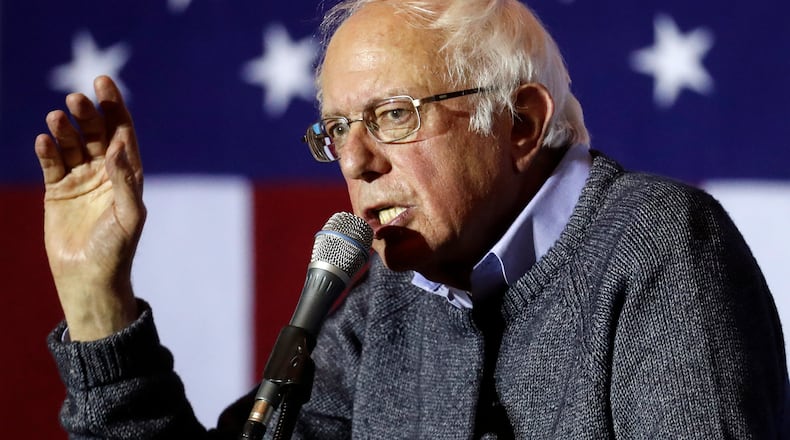 Sen. Bernie Sanders, seen here in Nov. 2016, will talk human rights with Jimmy Carter at the Carter Center on May 8.i. (AP Photo/John Minchillo)