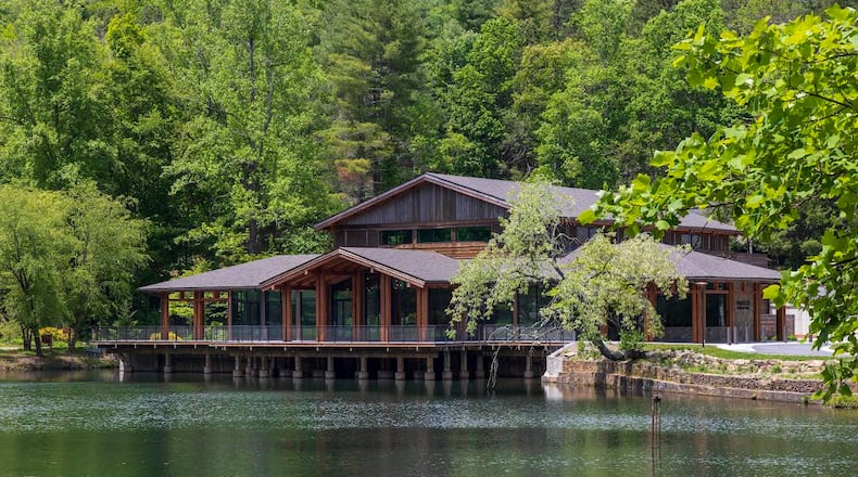 The Brevard Music Center's recent debuted a new 400-seat concert hall in its rustic setting in the North Carolina mountains.