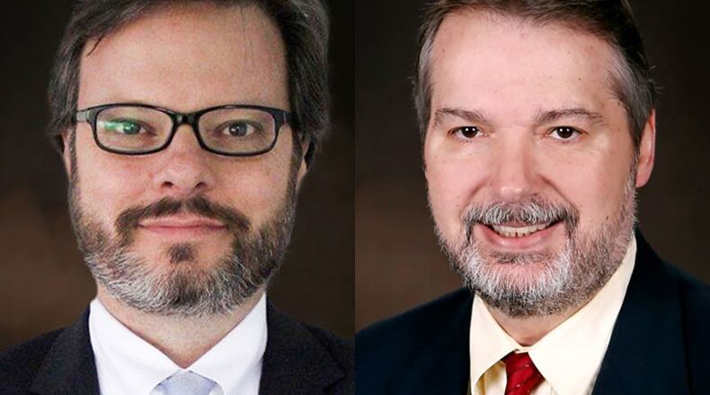 Christopher Willis (left) and J. Russell Jackson have been named full-time judges for the Forsyth County Juvenile Court. FORSYTH COUNTY