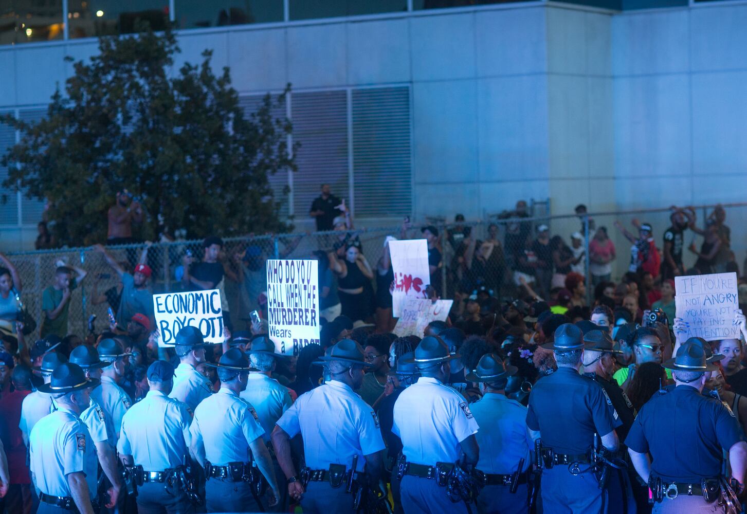 Friday demonstrations in Atlanta