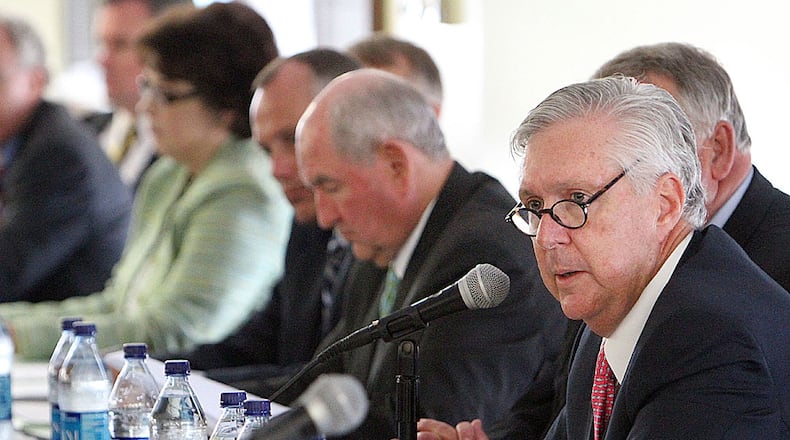 Longtime Atlanta business leader A.D. Frazier headed the Special Council on Tax Reform and Fairness, an effort to rewrite Georgia's tax code. Frazier served as chief operating officer of the Atlanta Committee for the Olympic Games and as president of Invesco. He died Monday at age 80. (AJC File)