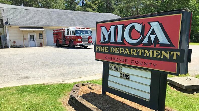 Cherokee County is paying $52,603 for an additional 0.69 acres of land for a new fire station to replace this one, dating to the 1970s, in the Mica area east of Ball Ground. CHEROKEE COUNTY FIRE & EMERGENCY SERVICES
