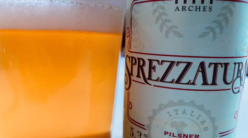 Sprezzatura is the new unfiltered Italian-style Pilsner from Arches Brewing in Hapeville. 
Bob Townsend for the Atlanta Journal-Constitution.
