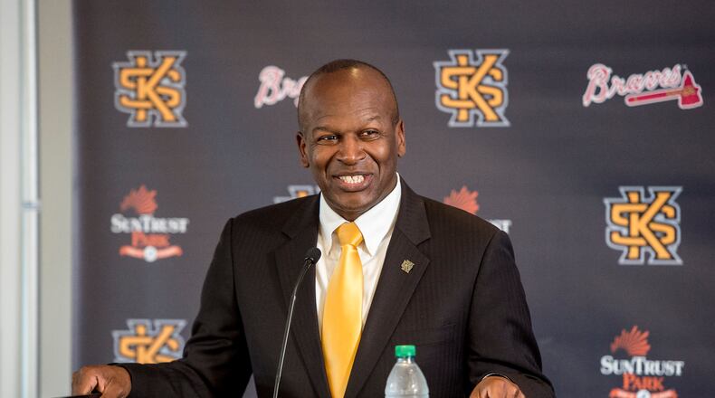 Boston College announce Kennesaw State athletic director Vaughn Williams accepted a position at Boston University on Tuesday.