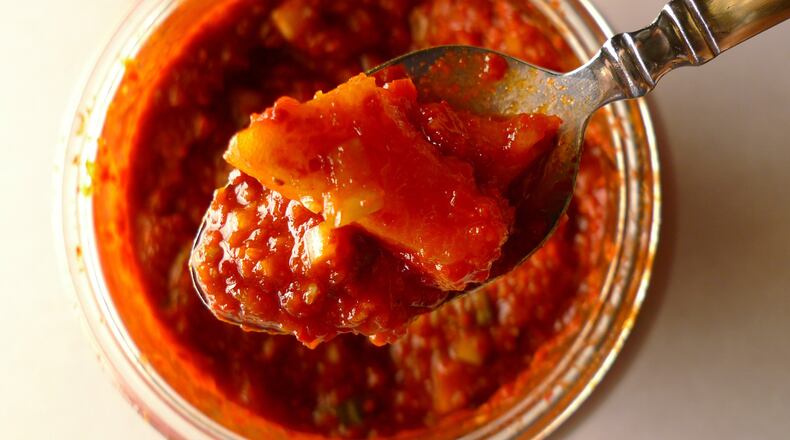 Kimchi is one of several fermented foods that will be for sale at the Fermentation Fest. / (Chris Lee/St. Louis Post-Dispatch/TNS)