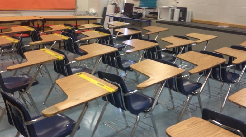 Until a dispute over a lease agreement is resolved, some 200 students enrolled in a startup charter school in Clayton County will remain at home. A final fix to a string of bureacratic snafus that has kept Utopian Academy for the Arts from opening could come sometime this week, with the middle school students headed to class on Monday Aug. 10.
Credit TAMMY JOYNER / TJOYNER@AJC.COM