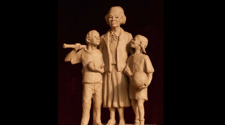 As the Marietta Redevelopment Corporation dissolved, it donated its remaining funds to the new Elizabeth Porter Park project, which is planned to have this statue of the prominent figure in the history of Marietta's black community.