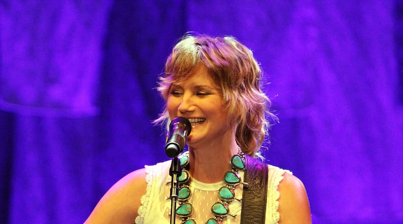 #4 of #23. PLEASE KEEP IN SEQUENTIAL ORDER FOR THE CONTINUITY OF THE GALLERY. -Jennifer performs "Baby Girl." Georgia native and half of the Grammy-winning Country duo, Sugarland, Jennifer Nettles captivated an enthusiastic Chastain Park crowd Sunday night on her That Girl tour. Nashville singer-songwriter Brandy Clark opened the show. Robb D. Cohen/RobbsPhotos.com