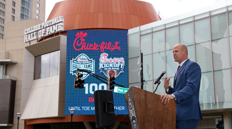 College Football Hall of Fame quarterback Danny Wuerffel launched the Wuerffel Foundation to honor and develop community service leaders, who are often current and former athletes. (Jason Getz/AJC 2018)