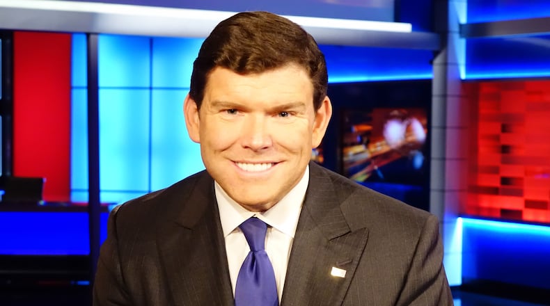 Fox News Channel anchor Bret Baier, photographed in the NEw York City Fox News offices.