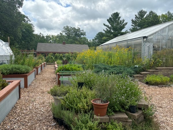 Michael McKeavin designed this victory garden for a client. His own Roswell garden was the inspiration for his business, Georgia Victory Gardens. (Courtesy of Michael McKeavin)