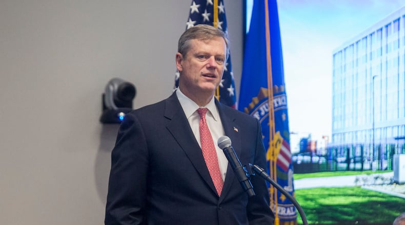 Massachussetts Gov. Charlie Baker. File photo. (Photo by Scott Eisen/Getty Images)