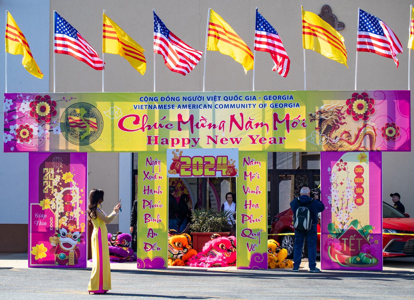 Lunar New Year celebration in Lilburn