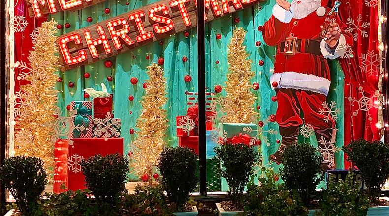 The Merry Marietta Window Walk is a friendly competition among 25 Marietta Square merchants.