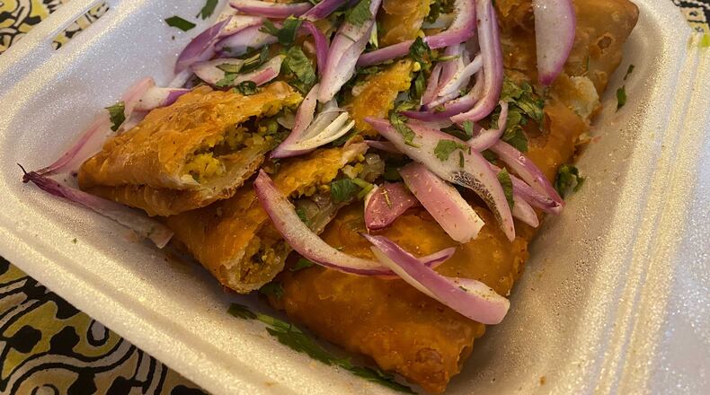 Royal Spice Indian focuses primarily on northern Indian cooking, but it also offers a few Bangladeshi dishes, including mughlai paratha. Ligaya Figueras/ligaya.figueras@ajc.com