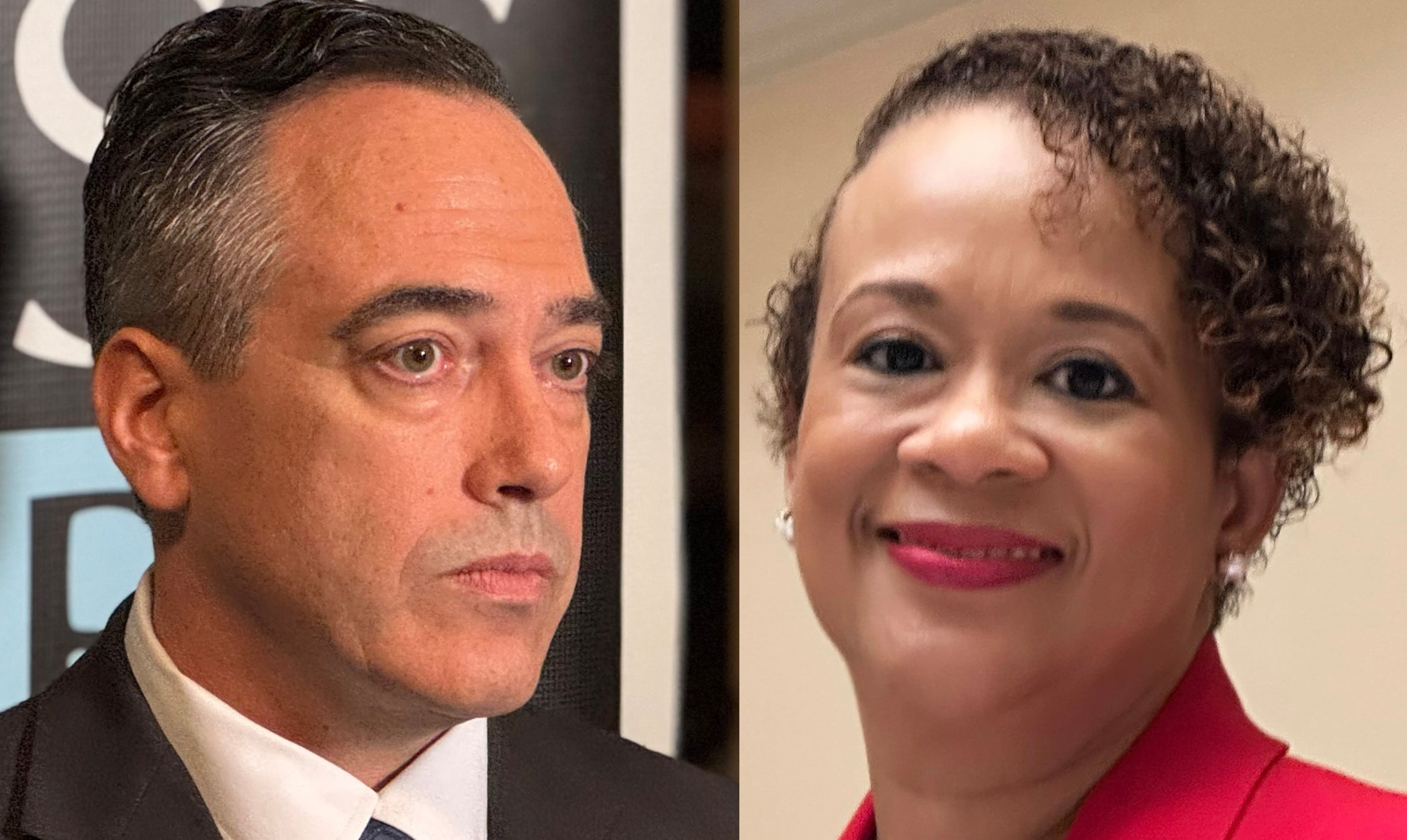 Democrats Peter Hubbard (left) and Alicia Johnson (right) won elections for seats on the Georgia Public Service Commission. (Courtesy)