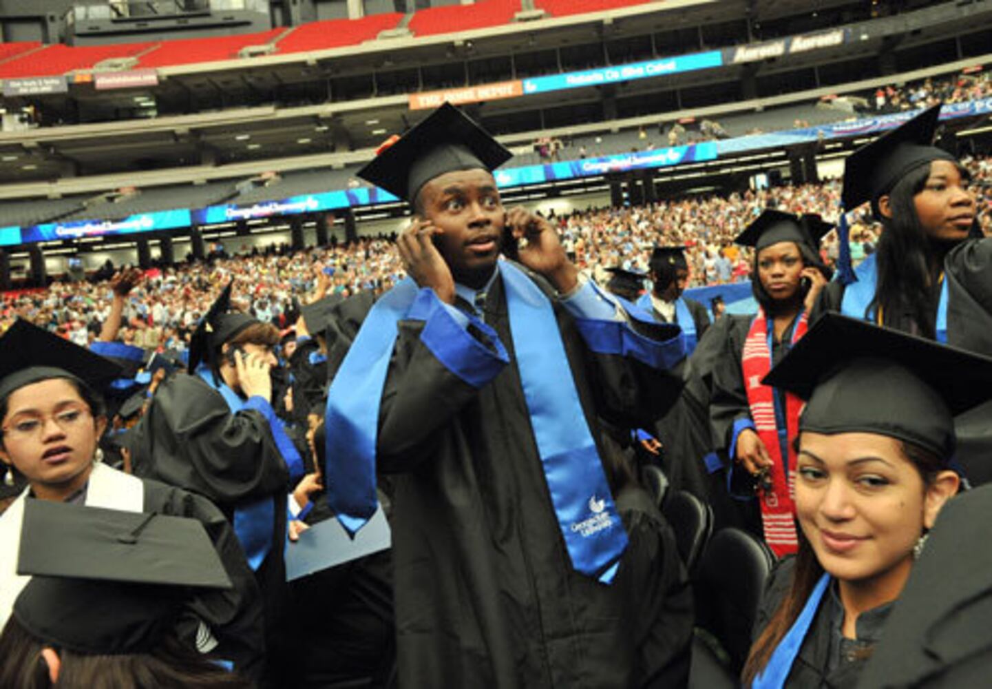 Jimmy Carter speaks at GSU commencement