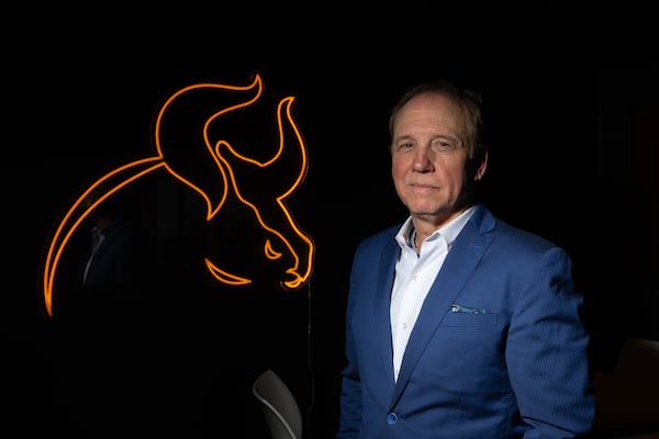 Michael Bull, head of Bull Realty, poses for a portrait at his office on Monday, Nov. 3, 2025. (Arvin Temkar/AJC)