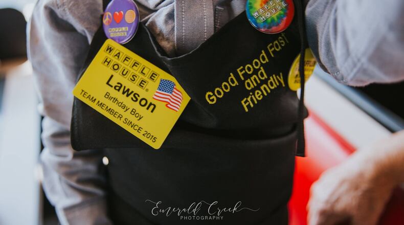 Lawson Cooper celebrated his third birthday at a Buford Waffle House.