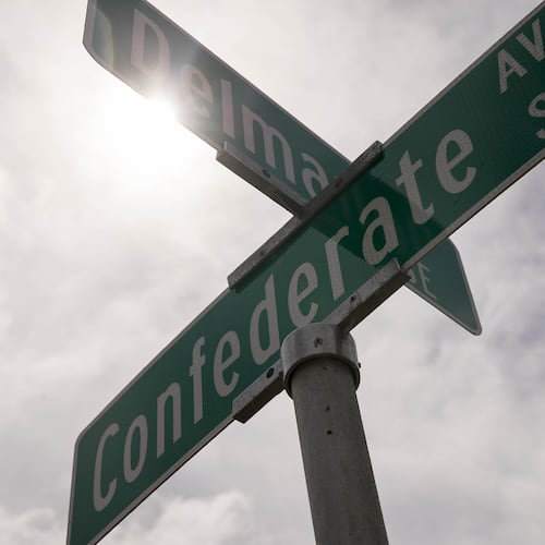Confederate Avenue was renamed United Avenue in 2018, but the original moniker recently appeared on Apple Maps. (AJC 2018)