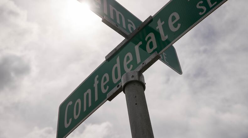 Confederate Avenue was renamed United Avenue in 2018, but the original moniker recently appeared on Apple Maps. (AJC 2018)