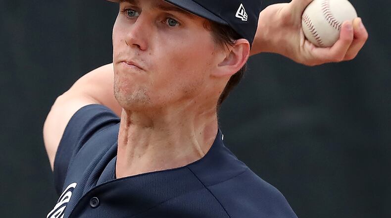 Braves pitching prospect Kyle Wright.