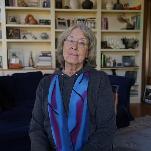 Nancy Shine at her home in Los Altos, Calif., on Nov. 21, 2025. Shine is a scientist who donated blood plasma that is used to create the treatment for infant botulism. (AP Photo/Terry Chea)