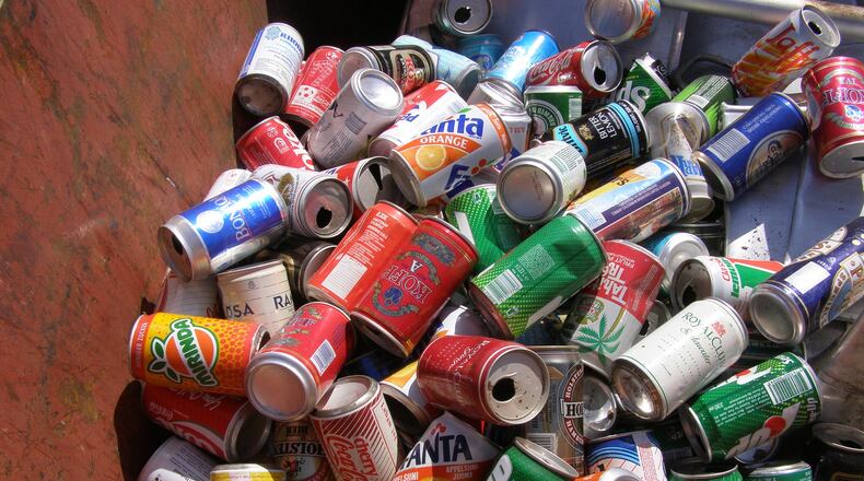 According to the Roswell Recycling Center, recycling a single aluminum can has the potential to save enough energy to power a 100-watt light bulb for nearly four hours. (Courtesy Pixabay)