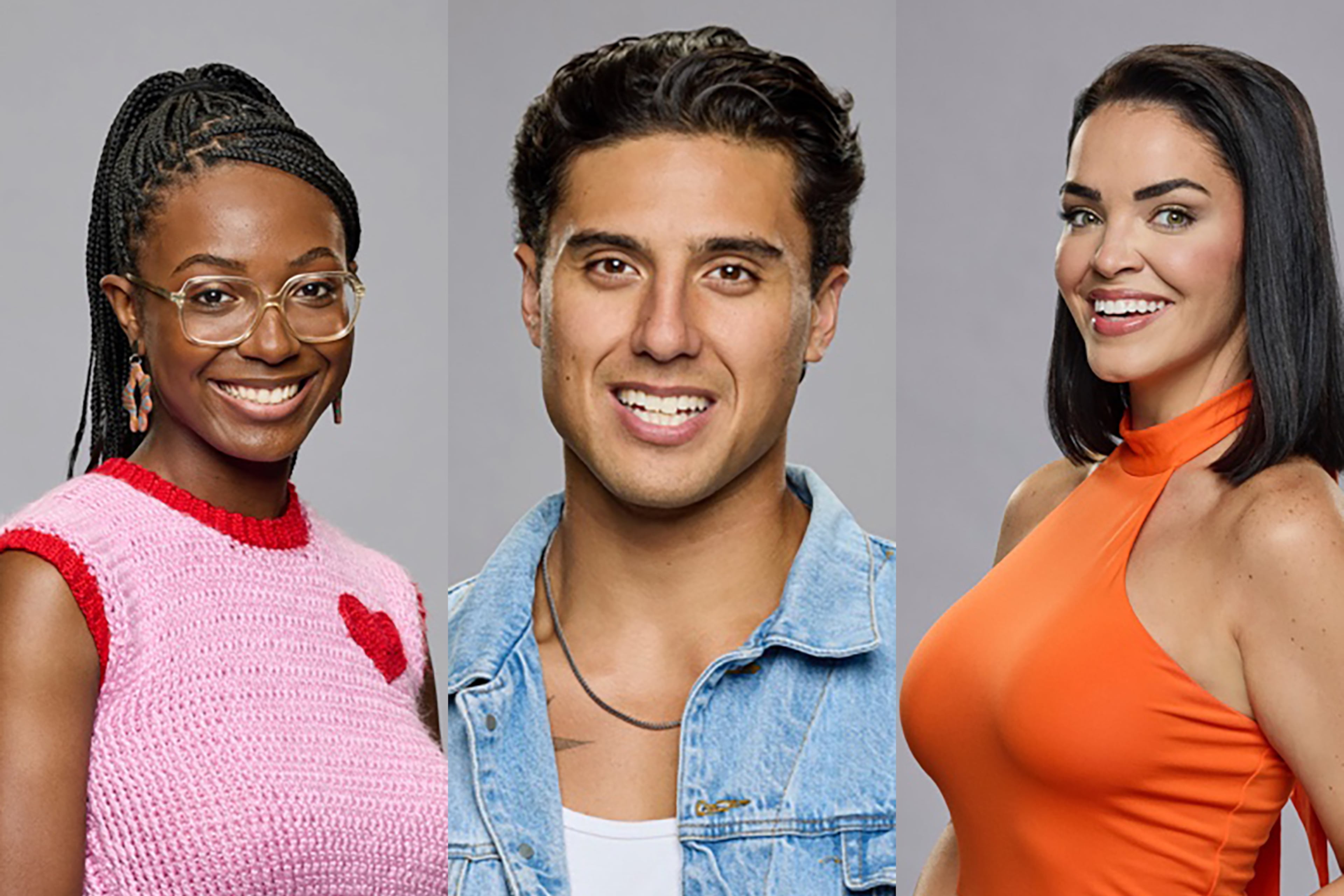 Three "Big Brother" contestants for the 2024 season have Georgia ties: T-Kor Clottey, Matt Hardeman, Brooklyn Rivera. (Courtesy of CBS)