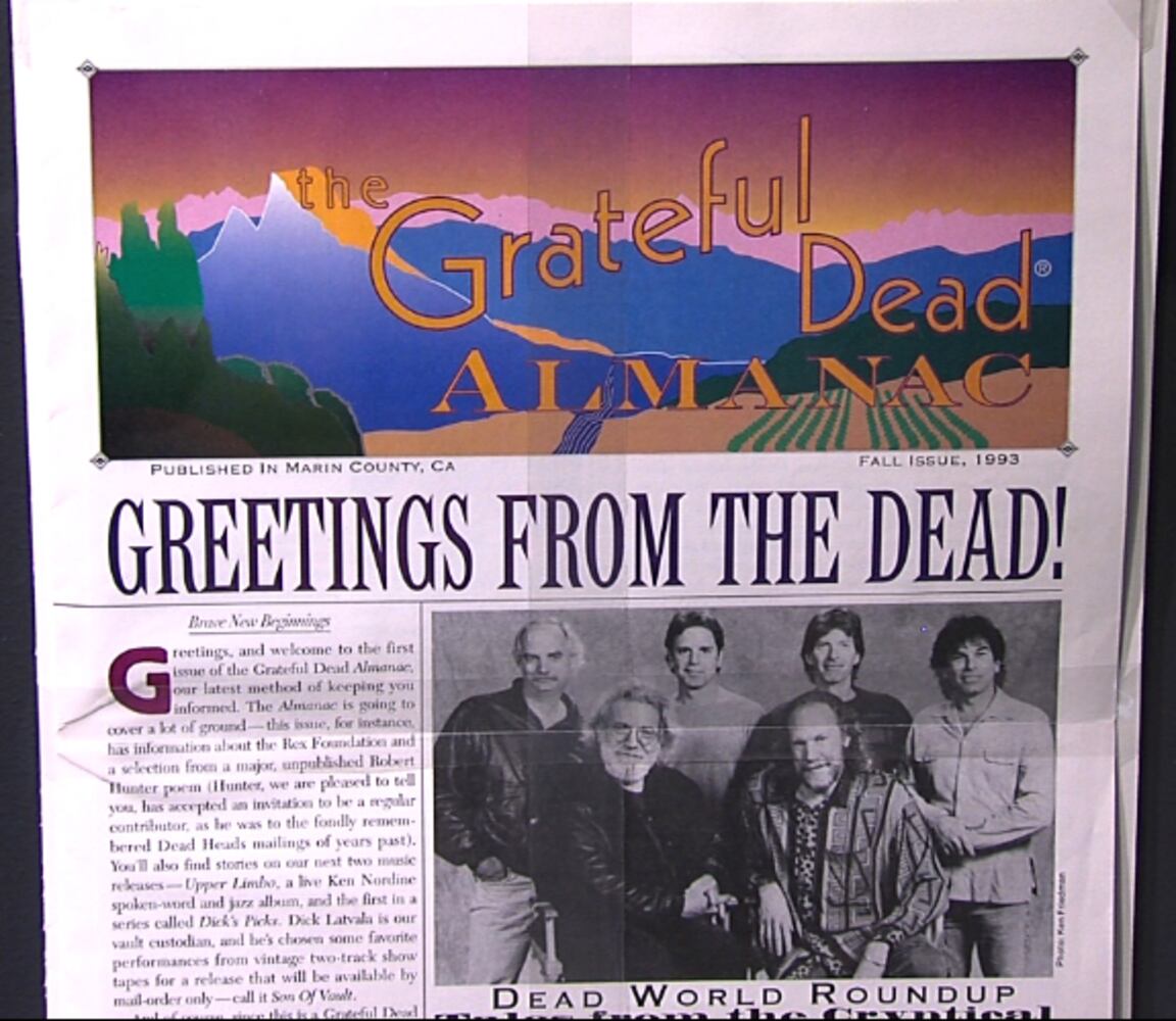 Photo's from UCSC's new Grateful Dead Archive museum