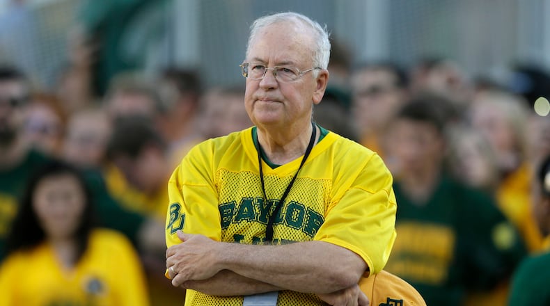 Ken Starr, who was removed from his position as Baylor president, has struggled to explain his role in the scandal that has engulfed the school's football program. (AP photo)