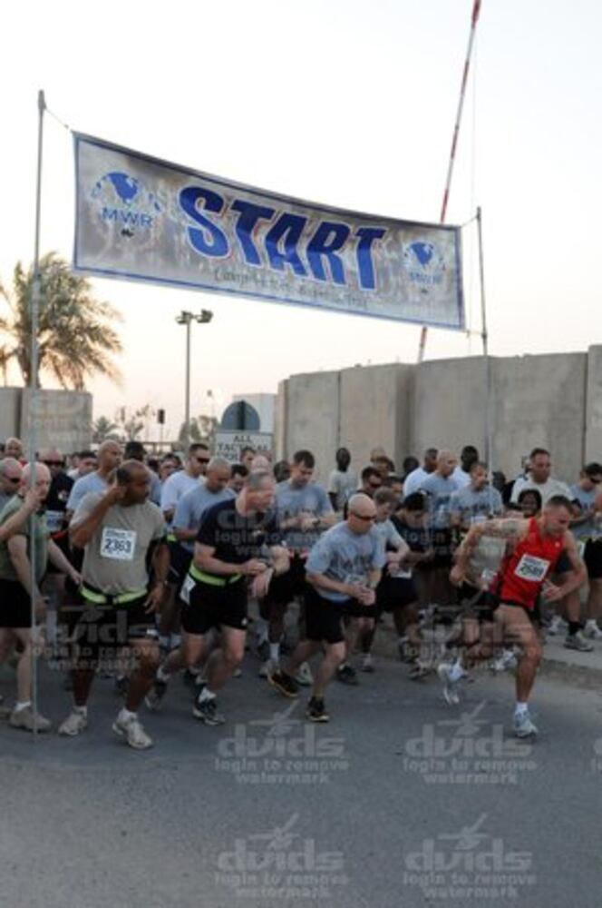 Peachtree Road Race in Iraq, Afghanistan, Kuwait