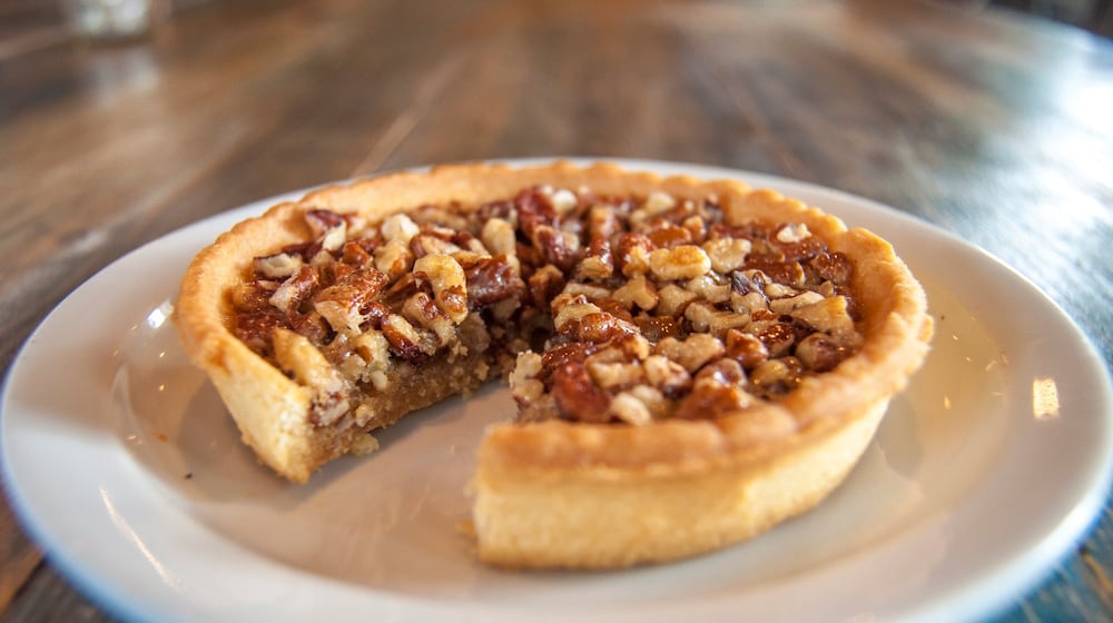 The Bourbon pecan pie at Sweet Auburn Barbecue. CONTRIBUTED BY SWEET AUBURN BARBECUE