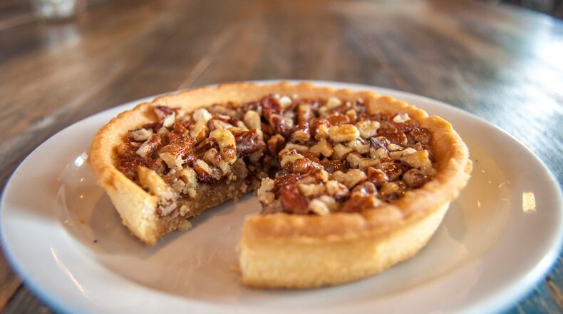 The Bourbon pecan pie at Sweet Auburn Barbecue. CONTRIBUTED BY SWEET AUBURN BARBECUE