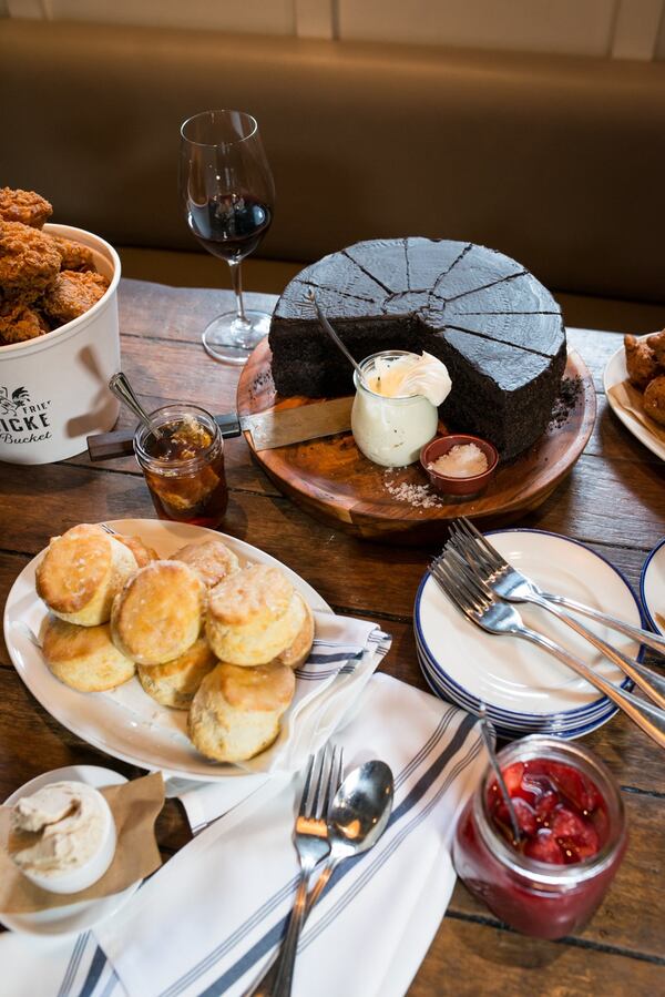 Be sure to save room for the baked goods at JCT Kitchen, such as JCT Sunday Supper biscuits with strawberry jam and chocolate cake with cookies and cream icing. CONTRIBUTED BY MIA YAKEL