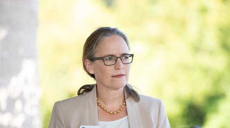 Carolyn Bourdeaux, the Democratic candidate in Georgia’s 7th Congressional District, says she first started thinking about running for office after Donald Trump won the presidency and congressional Republicans started trying to unravel the Affordable Care Act. (CREDIT: Dustin Chambers for AJC)