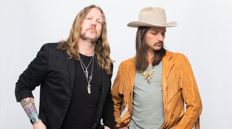 Devon Allman (left) and Duane Betts are the second-generation musicians behind the Allman-Betts Band.