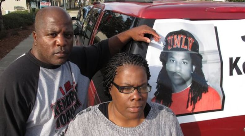 Kenneth and Jackie Johnson’s 17-year-old son Kendrick was found dead in a rolled-up gym mat in 2013.