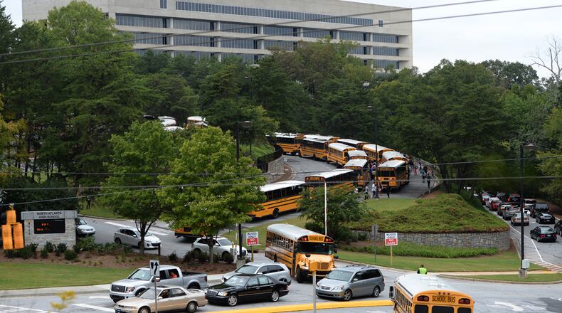 North Atlanta High School posted the second-highest ACT test scores in the Atlanta Public Schools district. Grady High School topped the APS list.
