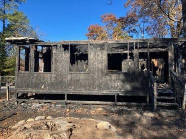 Lt. Robert Milam's Bartow County home was destroyed by a fire on Dec. 5.