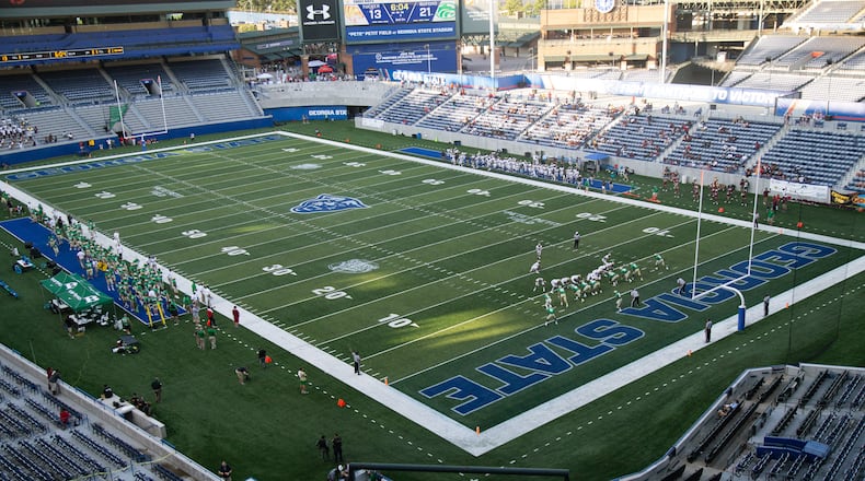 Georgia State Stadium will be the site of the first Great Atlanta Bash Football Classic on Sept. 21.  FILE PHOTO by STEVE SCHAEFER / SPECIAL TO THE AJC