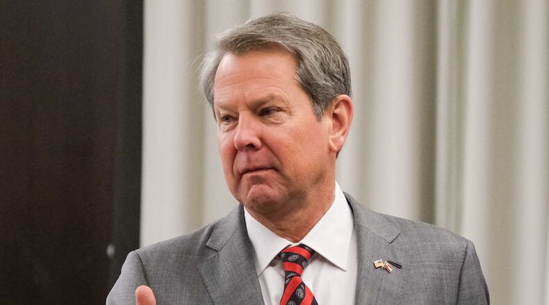 Gov. Brian Kemp rarely gets directly involved in what happens to legislation as it works its way through the General Assembly. That changes, though, if a bill deals with one of his top priorities. (Nell Carroll for The Atlanta Journal-Constitution)