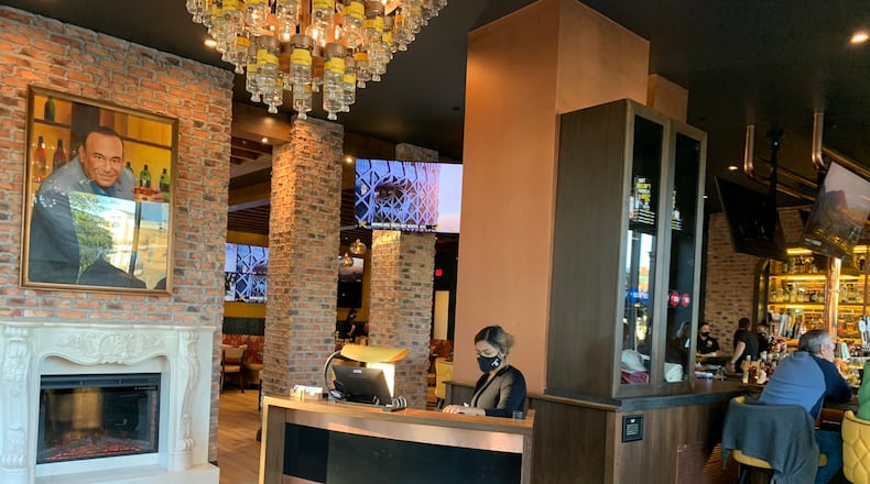 The entrance to Alpharetta's Taffer's Tavern created by Jon Taffer of "Bar Rescue" fame. Rodney Ho/rho@ajc.com