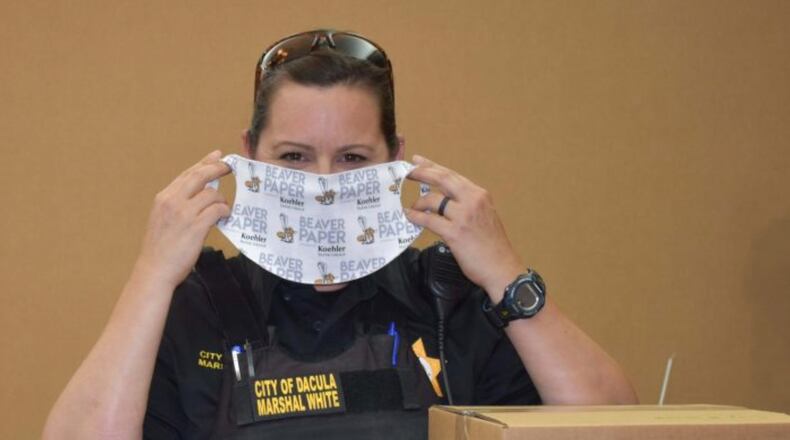 Beaver Paper, a member of Koehler Paper Group based in Lawrenceville, recently donated anti-microbial face masks to Dacula to help support their COVID-19 response efforts.